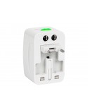 Wtyk sieciowy uniwersalny/EUROPE biały