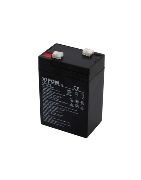 Akumulator żelowy VIPOW 6V 4.5Ah