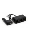 Rozgałęźnik zapalniczki x3 + USB SOC-02