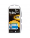 6 x baterie do aparatów słuchowych Duracell ActivAir 675 MF