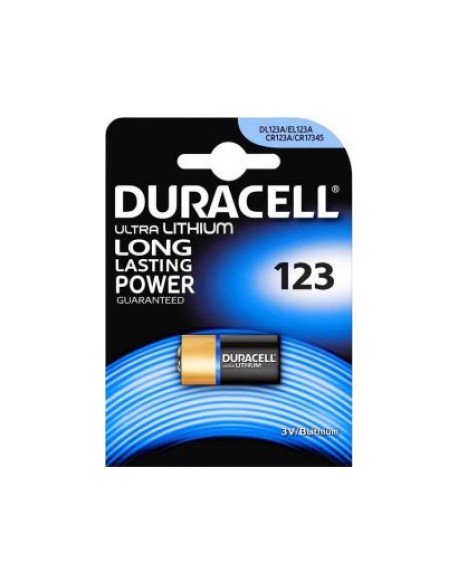 Bateria litowa 3V`CR123 DURACELL