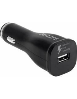 Ładowarka samochodowa M-Life USB z funkcją Quick Charge