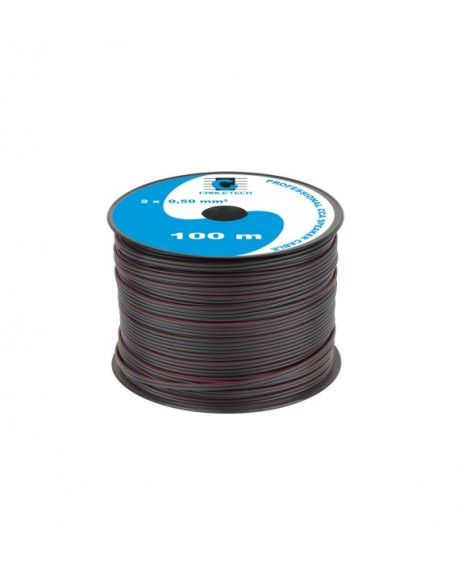 Kabel głośnikowy CCA 0.50mm czarny