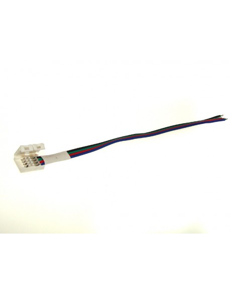 Złączka led 10mm RGB na kablu jednostronna samozaciskowa