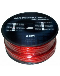 Kabel samochodowy 8Ga OD6.7mm CU+AL 25m