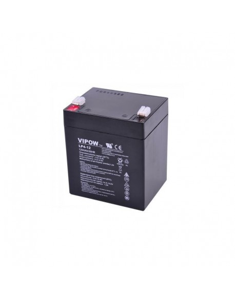 Akumulator żelowy VIPOW 12V 4.0Ah