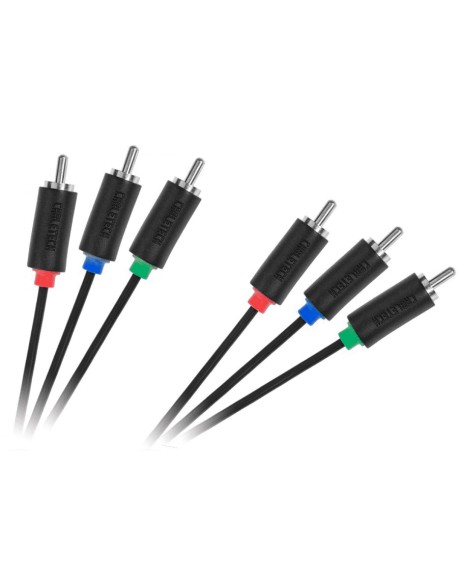 Kabel 3RCA-3RCA Component 1.8m Cabletech standard