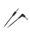 Kabel JACK 3.5 wtyk - JACK 3.5 wtyk 0.5m kątowo-prosty Cabletech standard