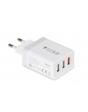 Ładowarka sieciowa Quick Charge 3.0 + 2x USB 2.4A szara VA0001 Vayox