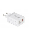 Ładowarka sieciowa Quick Charge 3.0 + 2x USB 2.4A szara VA0001 Vayox