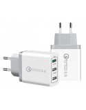 Ładowarka sieciowa Quick Charge 3.0 + 2x USB 2.4A szara VA0001 Vayox