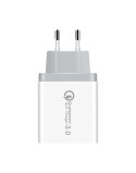 Ładowarka sieciowa Quick Charge 3.0 + 2x USB 2.4A szara VA0001 Vayox