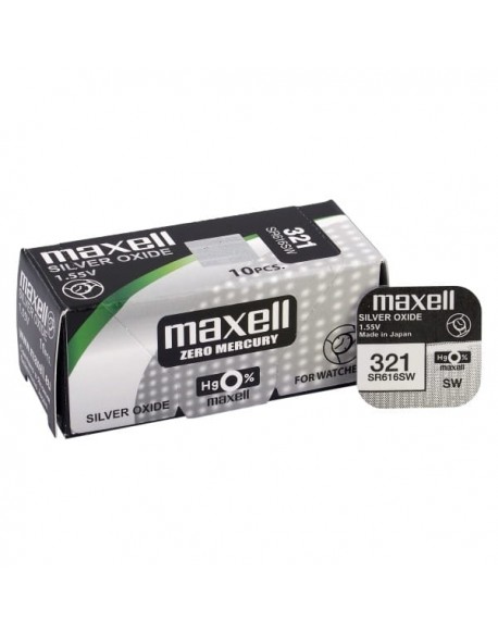 Bateria srebrowa mini Maxell 321 / SR616SW / SR65