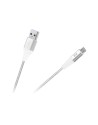 Kabel USB - USB micro REBEL 100 cm biały