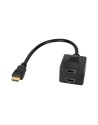 Adapter wtyk HDMI - 2x gniazdo HDMI 20 cm