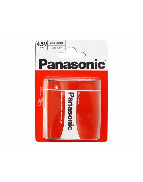 Bateria cynkowo-węglowa Panasonic 3R12 - płaska (blister)
