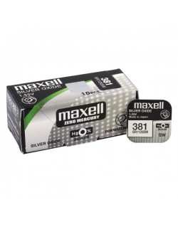 bateria srebrowa mini Maxell 381 / SR1120SW / SR55
