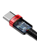 Kabel przewód USB-C PD 2.0 200cm Baseus Cafule CATKLF-AL91 Quick Charge 3.0 5A z obsługą szybkiego ładowania 100W
