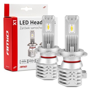 Żarówki samochodowe LED X1 Series AMiO H7