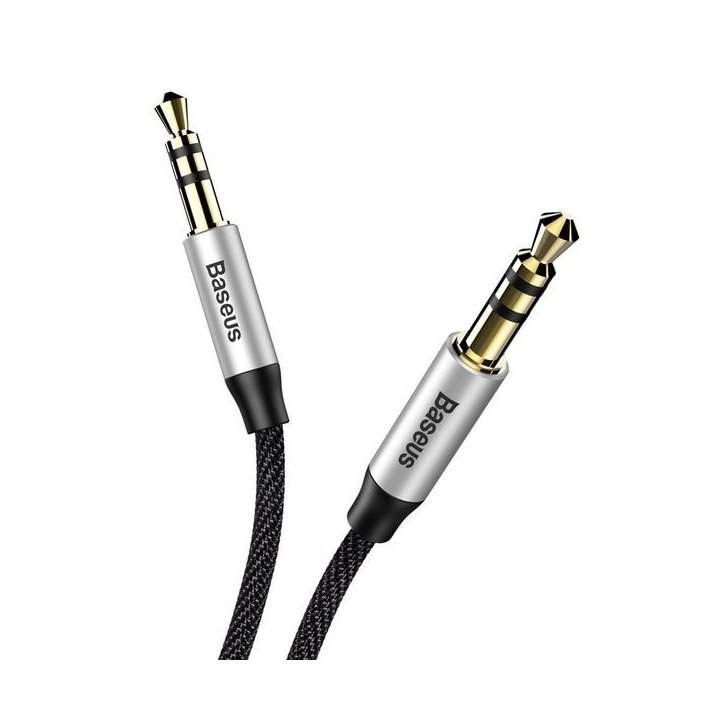 Kabel przewód audio AUX wtyk - wtyk jack 3.5 mm stereo Baseus CAM30-BS1 100cm