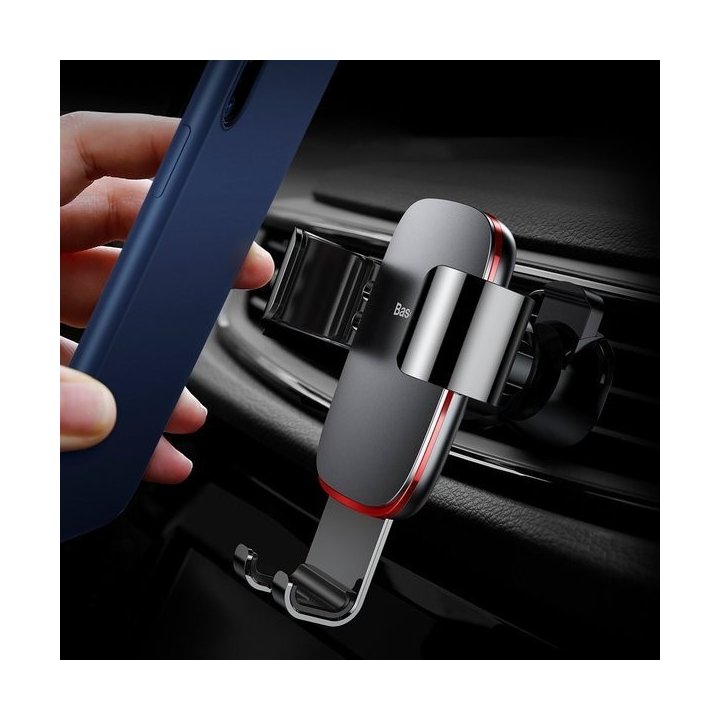 Baseus samochodowy uchwyt grawitacyjny na telefon do kratki Metal Age SUYL-D0G
