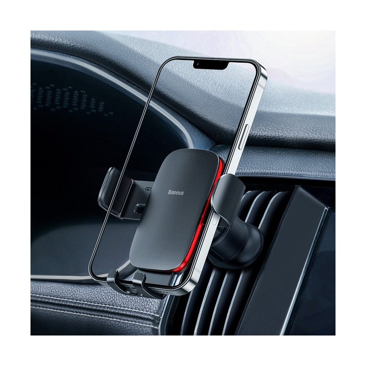 Baseus samochodowy uchwyt grawitacyjny na telefon do kratki Metal Age II SUJS000001