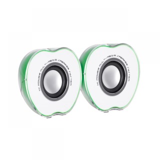 Głośniki komputerowe Quer Comfort 2.0 zielone