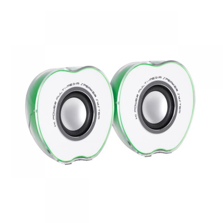 Głośniki komputerowe Quer Comfort 2.0 zielone