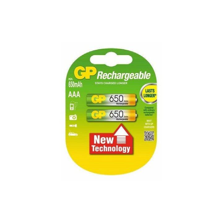 2 x akumulatorki GP R03 AAA Ni-MH 650