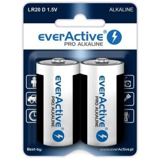 Baterie alkaliczne D / LR20 everActive Pro - 2 sztuki (blister)