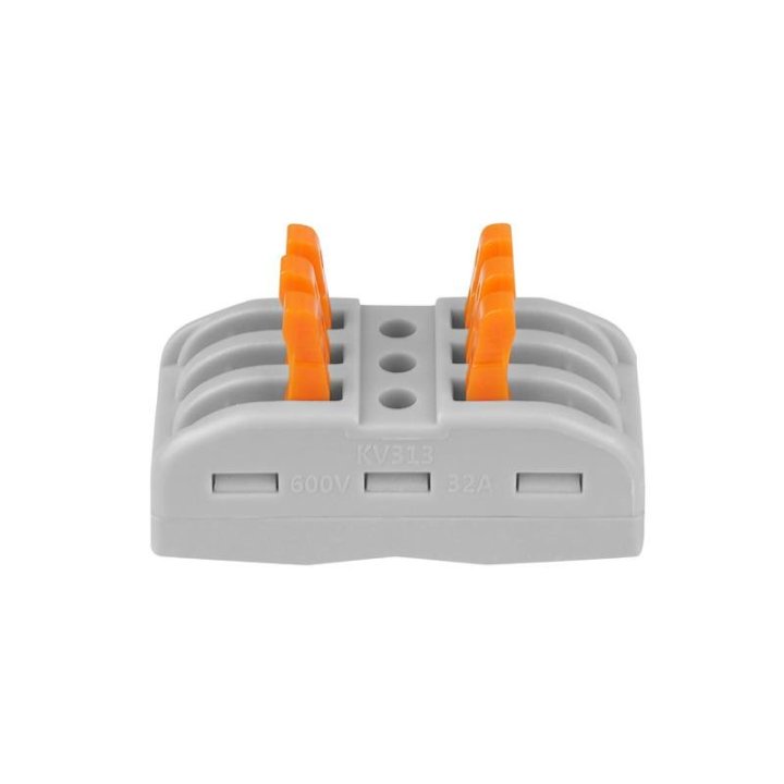 Złączka elektryczna automatyczna potrójna (kostka), 32A, 250V