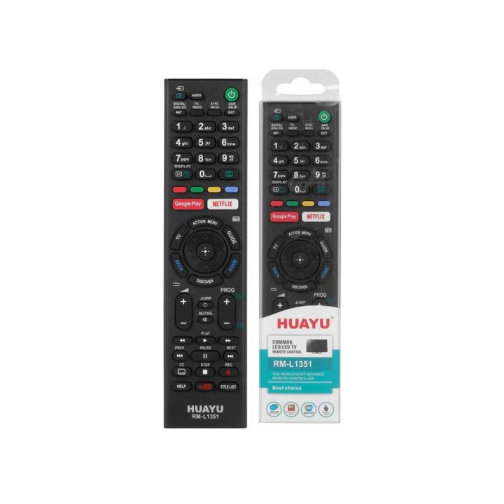 Pilot do TV LCD/LED Sony RM-L1351, Netflix, Google Play, Youtube.