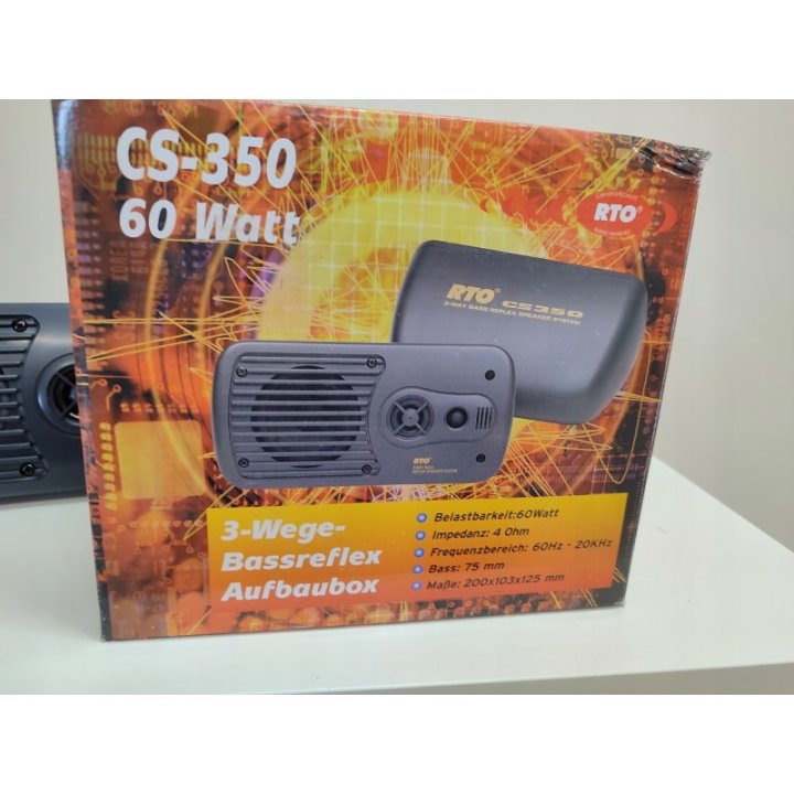 Kolumny samochodowe RTO CS350 60W 4 Ohm