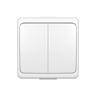 Łącznik podwójny n/t WNT-2S biały świecznikowy