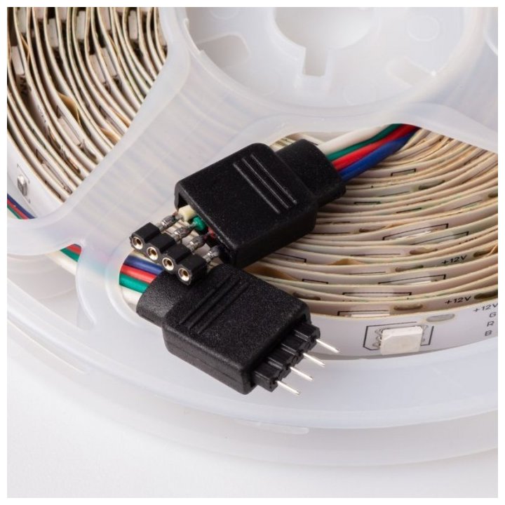 TAŚMA LED ZESTAW 7.2W/m 60LED/m RGB IP20 /5m/