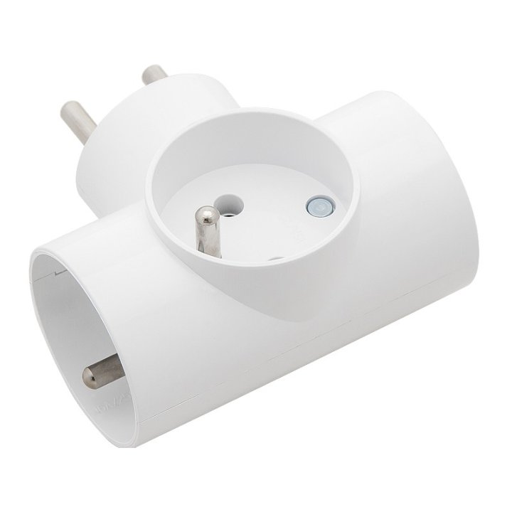 Rozgałęźnik R-31 3GNIAZDA z uziemieniem