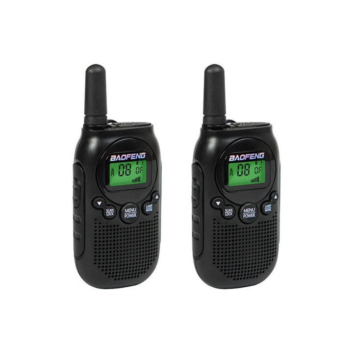 Radiotelefon PMR BF-T6 2W 2szt czarny BAOFENG