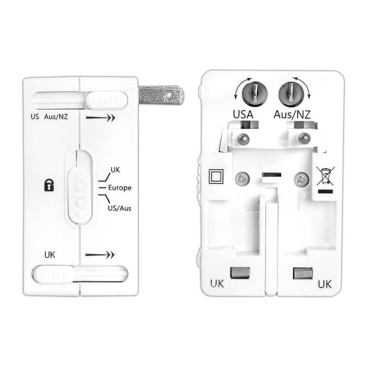 Przejście AC uniwersalne Wszystkie Kraje, z zabezpieczeniem