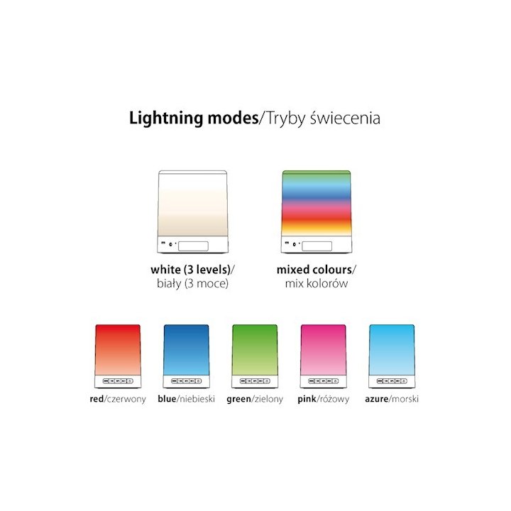 Głośnik bluetooth Forever BS-700s z lampką RGB