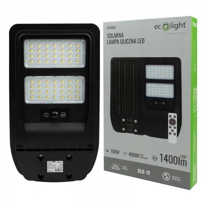 Solarna Lampa Uliczna ECONOMY 100W 4000K NEW