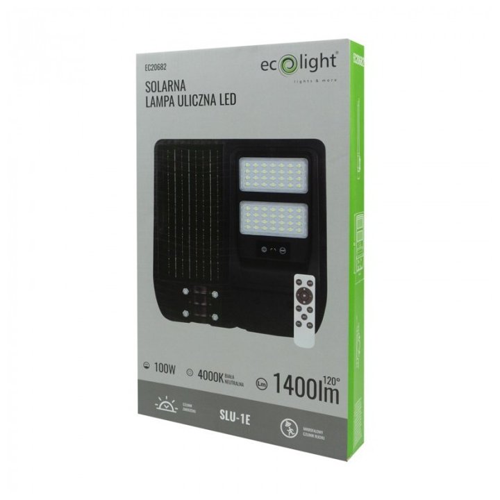 Solarna Lampa Uliczna ECONOMY 100W 4000K NEW
