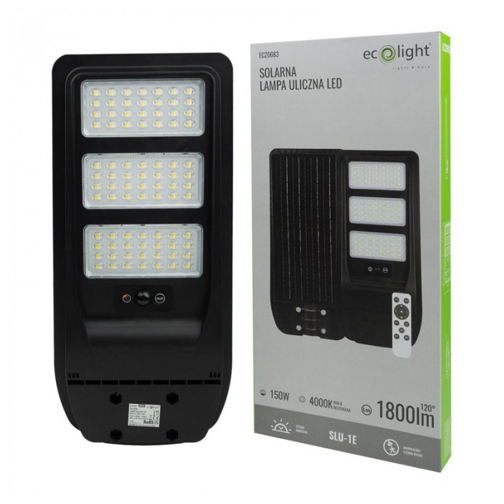 Solarna Lampa Uliczna ECONOMY 150W 4000K NEW