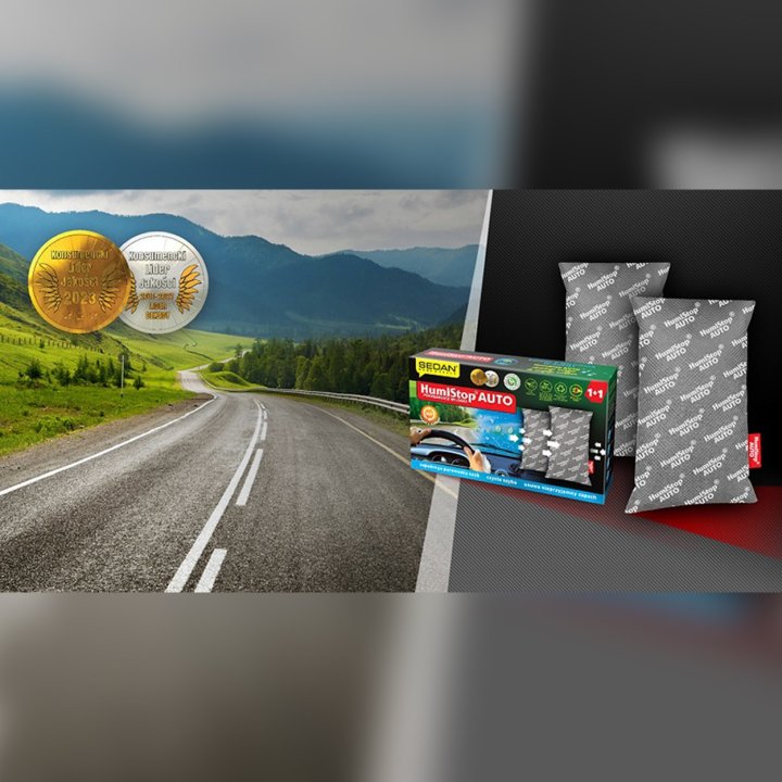 Samochodowy pochłaniacz wilgoci HumiStop AUTO 1 + 1