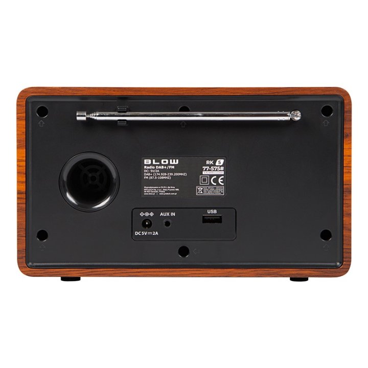 Radio kuchenne FM/DAB+ BLOW RK5 BT czarne