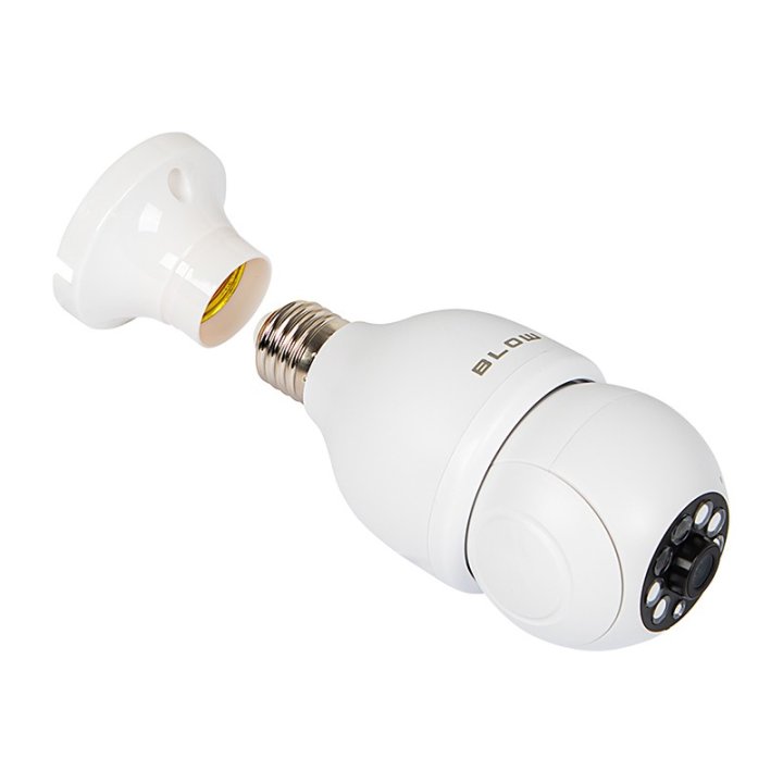 Kamera BLOW WiFi Tuya 3MP żarówka T-833 Obrotowa PTZ