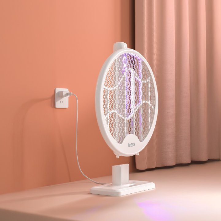 Elektryczna łapka / lampka na owady składana 3w1 TEESA