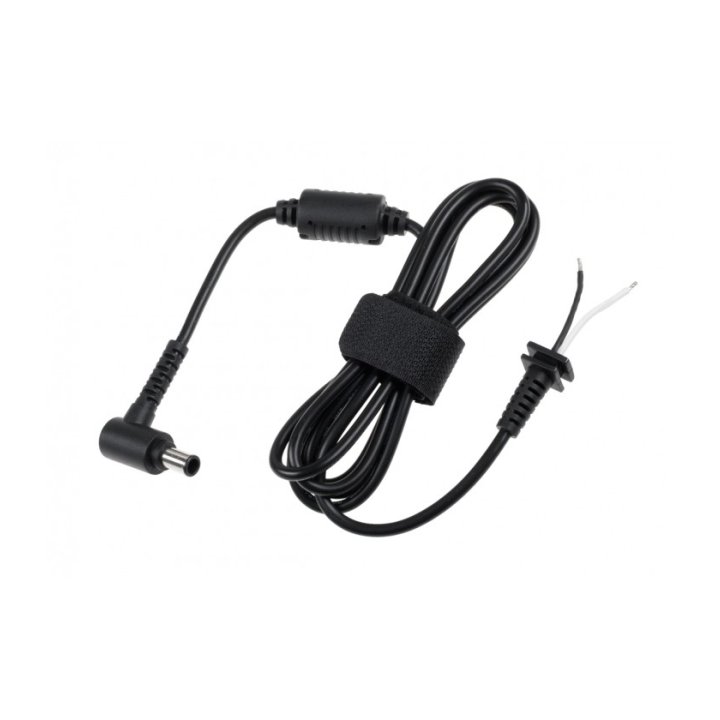 Wtyk prosty 6,5/4,4 (19,5V/5,13A) sieciowy z kablem do montażu Quer