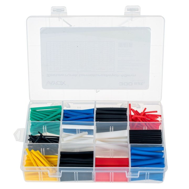 Rurki termokurczliwe 300 szt. 45mm 1-13mm VRC-45SET Vayox