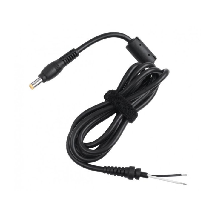 Wtyk 5,5/2,5 (19V/1,58A) sieciowy z kablem do montażu Quer