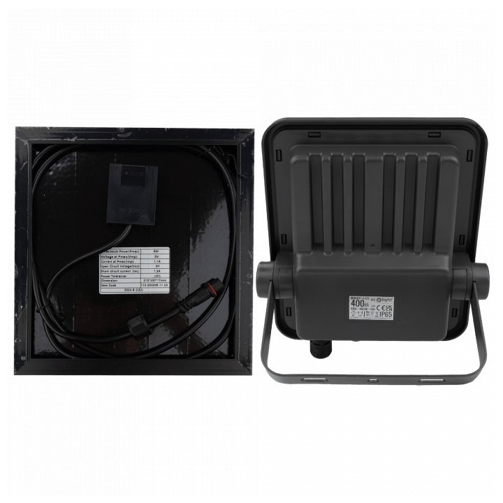 Naświetlacz LED ABS 50W 4000K z P. SOLARNYM